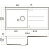 Мойка OMOIKIRI TEDORI 100-EV Tetogranit/эверест 4993922